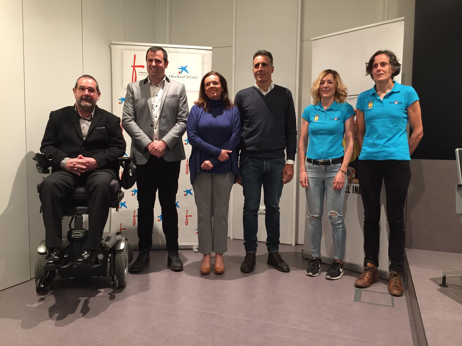 Fundación Caja Navarra y Obra Social La Caixa aúnan esfuerzos con la Fundación Miguel Induráin Fundazioa para ayudar al deporte navarro